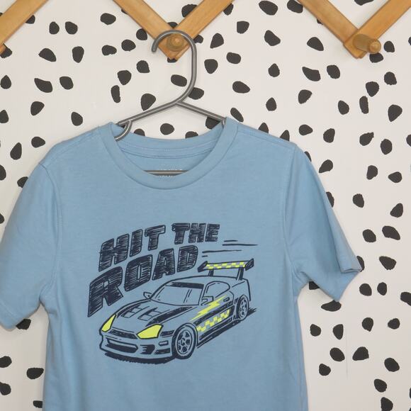 Garanimals Blue Racecar Hit the Road Boys Graphic T-Shirt - Picture 2 of 7